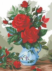 Купити Діамантова вишивка Червоні троянди  в Україні