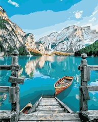 Купити Картина за номерами. Гірське озеро  в Україні