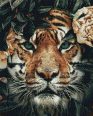 Купити Алмазна мозаїка. Тигр 40 x 50 см  в Україні