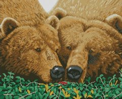 Купити Алмазна мозаїка Пара ведмедів  в Україні