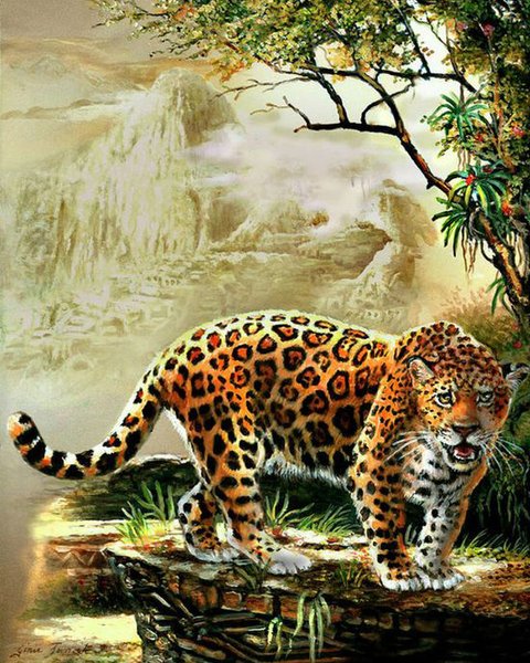 Купити Алмазна мозаїка Леопард  в Україні