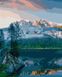 Картина по номерам Пейзаж холодных гор, Подарочная коробка, 40 х 50 см