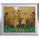 Алмазна мозаїка Пара ведмедів, Без підрамника, 49 х 60 см