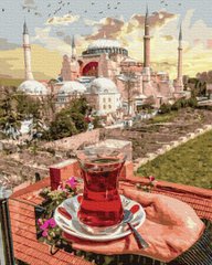 Купити Картина за номерами без коробки. Чай в Стамбулі  в Україні