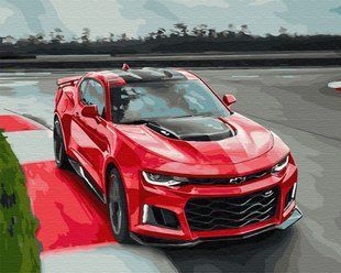 Купити Картина за номерами без коробки. Гарячі гонки  в Україні