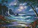 Алмазная мозаика Ночное море, Без подрамника, 36 х 47 см