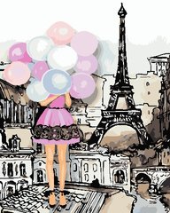 Купити Картина за номерами. Фарби Парижа  в Україні