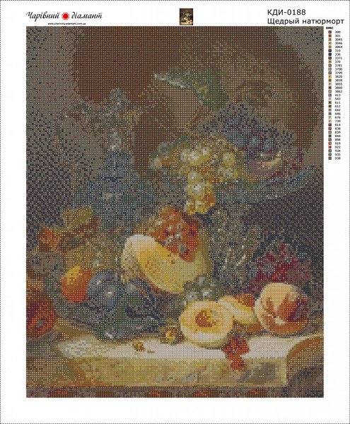 Купити Картина з мозаїки. Щедрий натюрморт  в Україні