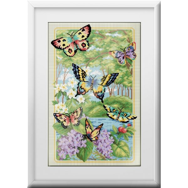 Купить Алмазная мозаика Лесные бабочки  в Украине