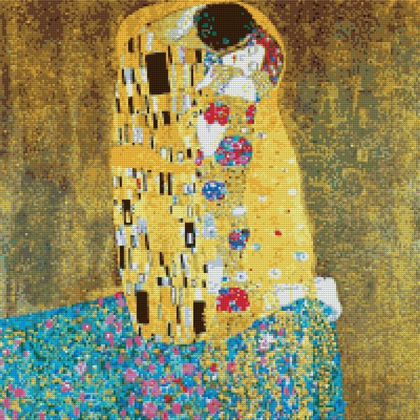 Купити Картина з мозаїки. Поцілунок  в Україні