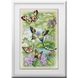 Алмазная мозаика Лесные бабочки, Без подрамника, 36 х 57 см