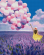 Купити Алмазна мозаїка. Лавандове поле (повітряні кульки) 40 x 50 см  в Україні