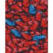 Алмазна мозаїка на підрамнику. Червоні метелики (круглими камінчаками, 40 x 50 см), З підрамником, 40 х 50 см