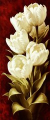 Купити Набір алмазної вишивки. Білі тюльпани-2  в Україні