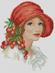Купити Алмазна мозаїка Червоний капелюшок  в Україні