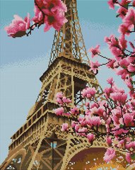 Купити Алмазна мозаїка на підрамнику 40 х 50 см. Весна в Парижі (Набір для творчості)  в Україні