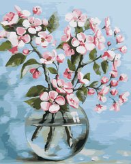 Купити Картина за номерами. Квіти сакури  в Україні