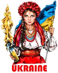 Купить Алмазная мозаика на подрамнике. Защитница Украины (40 х 50 см)  в Украине