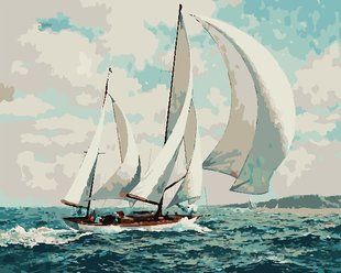 Купить Картина по номерам. По морским просторам  в Украине