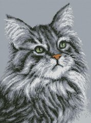 Купить Алмазная мозаика Серый кот  в Украине