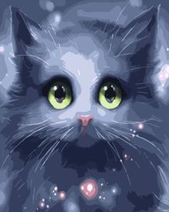Купити Картина за номерами Зеленооке кошеня  в Україні