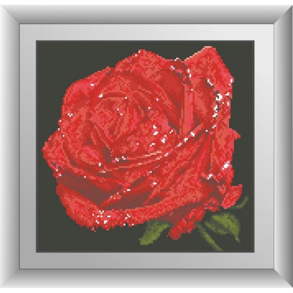 Купити Набір алмазної вишивки Червона троянда  в Україні