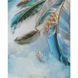 Алмазная мозаика на подрамнике. Волшебные перья (40 х 50 см, круглыми камешками), С подрамником, 40 x 50 см