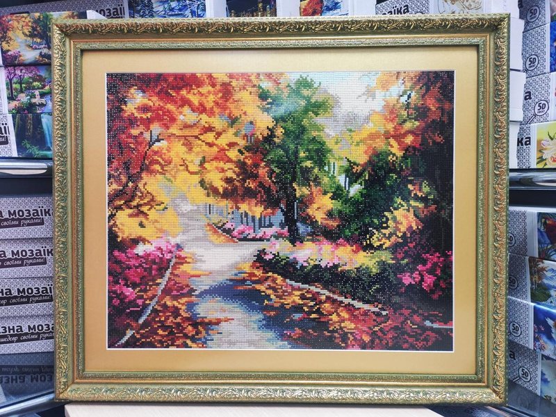 Купити Алмазна мозаїка 40х50 Красива осінь SP041  в Україні