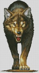 Купити Діамантовий живопис Хижий вовк  в Україні