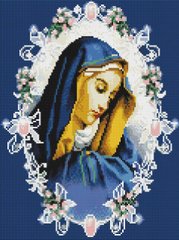 Купити Набір алмазної мозаїки 30x40 см. Ікона Божої матері Скорботна  в Україні