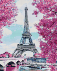 Купити Алмазна мозаїка. Париж - Весна 40 x 50 см  в Україні