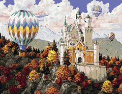 Купити Картина за номерами. Замок в горах  в Україні