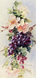 Алмазна мозаїка. Гілка винограду 65 х 30 см, Без підрамника, 65 х 30 см