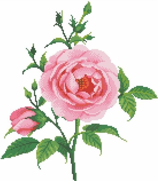 Купити Набір алмазної вишивки Ніжна троянда  в Україні