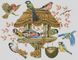 Набор для алмазной живописи Птичий стол, Без подрамника, 54 х 70 см