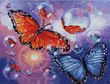 Алмазна мозаїка на підрамнику 30х40 Казкові метелики ST448