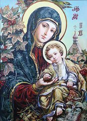 Купить Алмазная мозаика. Икона Богородица Спаси и Помилуй  в Украине