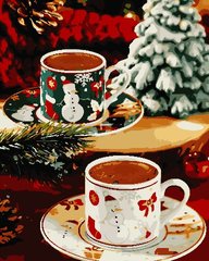 Купити Картина за номерами. Різдвяний напій  в Україні
