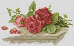 Купити Набір для алмазного живопису Червоні троянди  в Україні