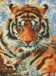Алмазная мозаика на подрамнике 30x40 см. Тигр
