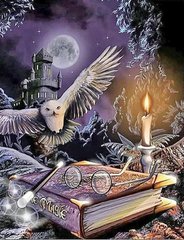Купити Алмазна мозаїка. Магічні книги Гаррі Поттера 40 х 50 см  в Україні