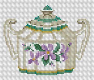 Купити Алмазна мозаїка. Цукорниця 16x18 см  в Україні