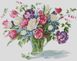 Алмазна мозаїка за номерами. Натюрморт з тюльпанів, Без підрамника, 48 x 61 см