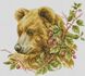 Набір для алмазного живопису Коричневий ведмідь, Без підрамника, 36 х 40 см