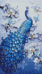 Купити Алмазна мозаїка Пава у квітах SS815  в Україні