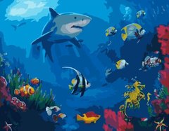 Купить Картина по номерам. Рыбы под водой  в Украине