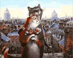Купити Картина за номерами. Коти романтики  в Україні