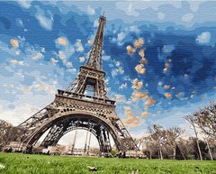 Купити Картина за номерами без коробки. Небо Парижа  в Україні