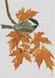 Набір для мозаїки камінням Пташка осінь, Без підрамника, 25 х 35 см