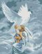Алмазна мозаїка на підрамнику 40х50 Голуб миру SP072
